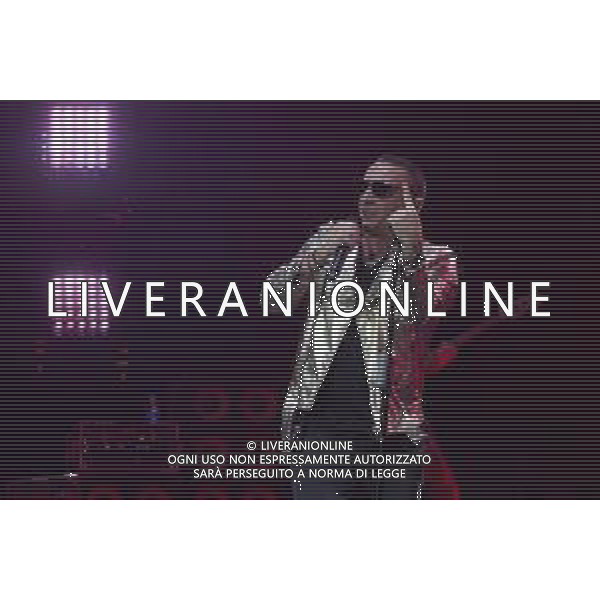 Roma 23 Novembre 2025 I Moda’ dal vivo al Palazzo dello Sport di Roma durante il loro ‘La notte dei Romantici Tour 2025’ Nella Foto: Francesco ‘Kekko’ Silvestre Foto Credit: Andrea Bracaglia- AGENZIA ALDO LIVERANI SAS