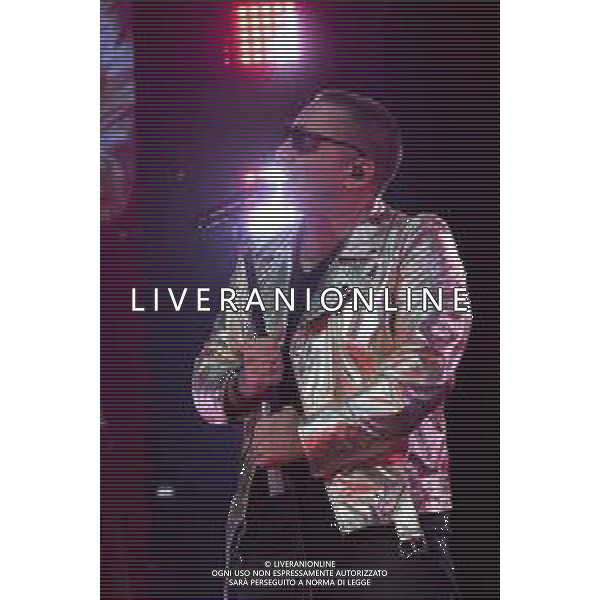 Roma 23 Novembre 2025 I Moda’ dal vivo al Palazzo dello Sport di Roma durante il loro ‘La notte dei Romantici Tour 2025’ Nella Foto: Francesco ‘Kekko’ Silvestre Foto Credit: Andrea Bracaglia- AGENZIA ALDO LIVERANI SAS