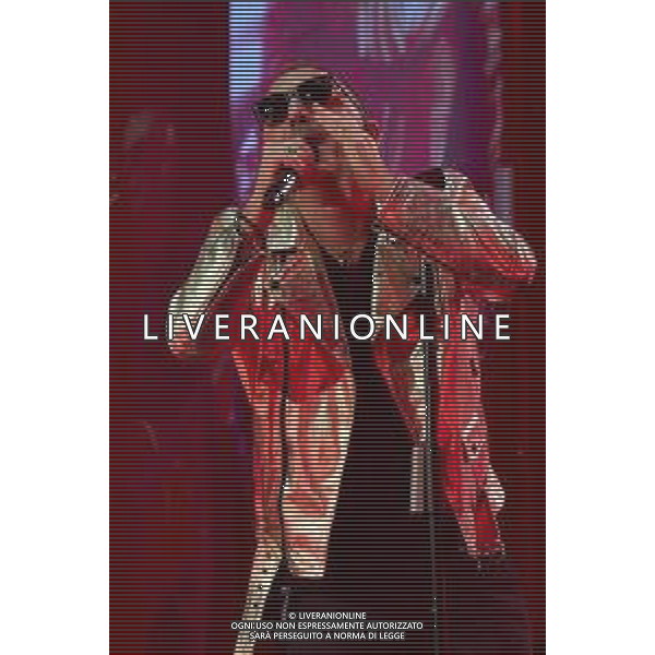 Roma 23 Novembre 2025 I Moda’ dal vivo al Palazzo dello Sport di Roma durante il loro ‘La notte dei Romantici Tour 2025’ Nella Foto: Francesco ‘Kekko’ Silvestre Foto Credit: Andrea Bracaglia- AGENZIA ALDO LIVERANI SAS