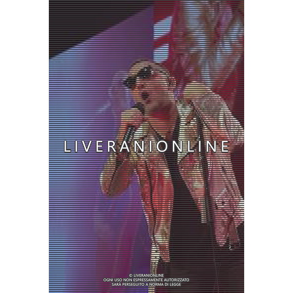 Roma 23 Novembre 2025 I Moda’ dal vivo al Palazzo dello Sport di Roma durante il loro ‘La notte dei Romantici Tour 2025’ Nella Foto: Francesco ‘Kekko’ Silvestre Foto Credit: Andrea Bracaglia- AGENZIA ALDO LIVERANI SAS