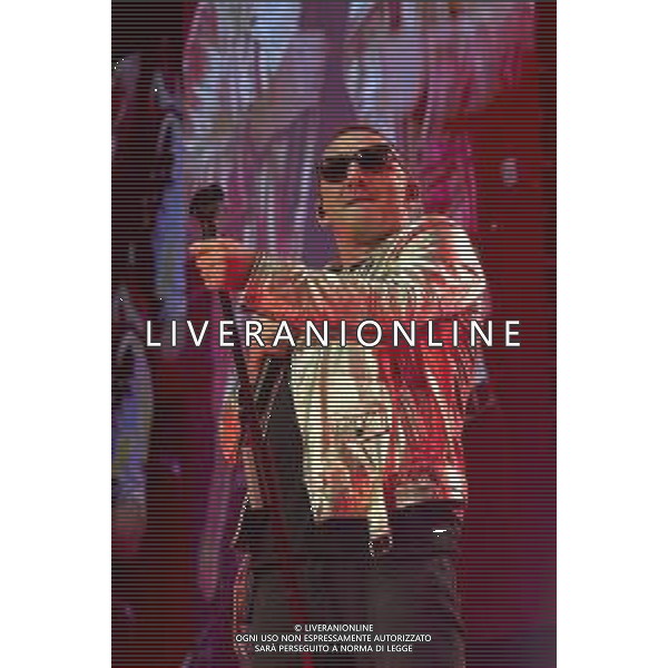 Roma 23 Novembre 2025 I Moda’ dal vivo al Palazzo dello Sport di Roma durante il loro ‘La notte dei Romantici Tour 2025’ Nella Foto: Francesco ‘Kekko’ Silvestre Foto Credit: Andrea Bracaglia- AGENZIA ALDO LIVERANI SAS