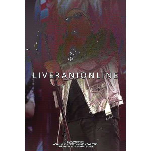 Roma 23 Novembre 2025 I Moda’ dal vivo al Palazzo dello Sport di Roma durante il loro ‘La notte dei Romantici Tour 2025’ Nella Foto: Francesco ‘Kekko’ Silvestre Foto Credit: Andrea Bracaglia- AGENZIA ALDO LIVERANI SAS