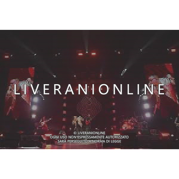 Roma 23 Novembre 2025 I Moda’ dal vivo al Palazzo dello Sport di Roma durante il loro ‘La notte dei Romantici Tour 2025’ Nella Foto: Francesco ‘Kekko’ Silvestre Foto Credit: Andrea Bracaglia- AGENZIA ALDO LIVERANI SAS