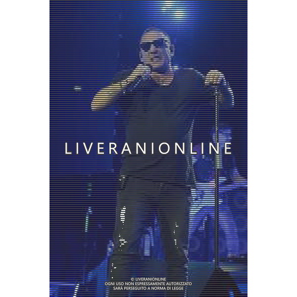 Roma 23 Novembre 2025 I Moda’ dal vivo al Palazzo dello Sport di Roma durante il loro ‘La notte dei Romantici Tour 2025’ Nella Foto: Francesco ‘Kekko’ Silvestre Foto Credit: Andrea Bracaglia- AGENZIA ALDO LIVERANI SAS