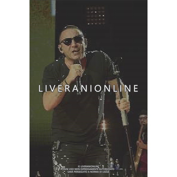 Roma 23 Novembre 2025 I Moda’ dal vivo al Palazzo dello Sport di Roma durante il loro ‘La notte dei Romantici Tour 2025’ Nella Foto: Francesco ‘Kekko’ Silvestre Foto Credit: Andrea Bracaglia- AGENZIA ALDO LIVERANI SAS