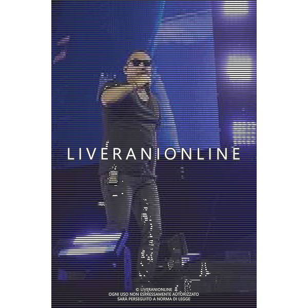 Roma 23 Novembre 2025 I Moda’ dal vivo al Palazzo dello Sport di Roma durante il loro ‘La notte dei Romantici Tour 2025’ Nella Foto: Francesco ‘Kekko’ Silvestre Foto Credit: Andrea Bracaglia- AGENZIA ALDO LIVERANI SAS