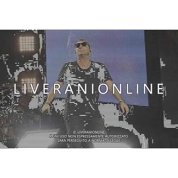 Roma 23 Novembre 2025 I Moda’ dal vivo al Palazzo dello Sport di Roma durante il loro ‘La notte dei Romantici Tour 2025’ Nella Foto: Francesco ‘Kekko’ Silvestre Foto Credit: Andrea Bracaglia- AGENZIA ALDO LIVERANI SAS