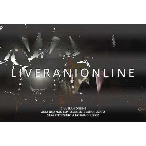 Roma 23 Novembre 2025 I Moda’ dal vivo al Palazzo dello Sport di Roma durante il loro ‘La notte dei Romantici Tour 2025’ Nella Foto: Francesco ‘Kekko’ Silvestre Foto Credit: Andrea Bracaglia- AGENZIA ALDO LIVERANI SAS