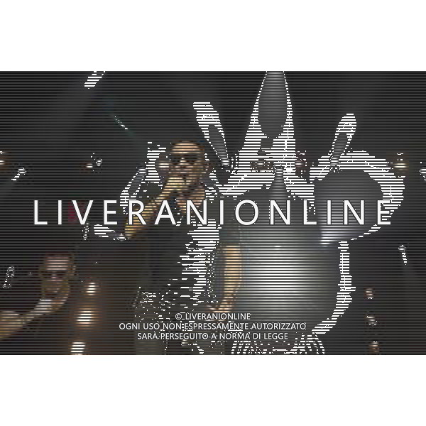 Roma 23 Novembre 2025 I Moda’ dal vivo al Palazzo dello Sport di Roma durante il loro ‘La notte dei Romantici Tour 2025’ Nella Foto: Francesco ‘Kekko’ Silvestre Foto Credit: Andrea Bracaglia- AGENZIA ALDO LIVERANI SAS