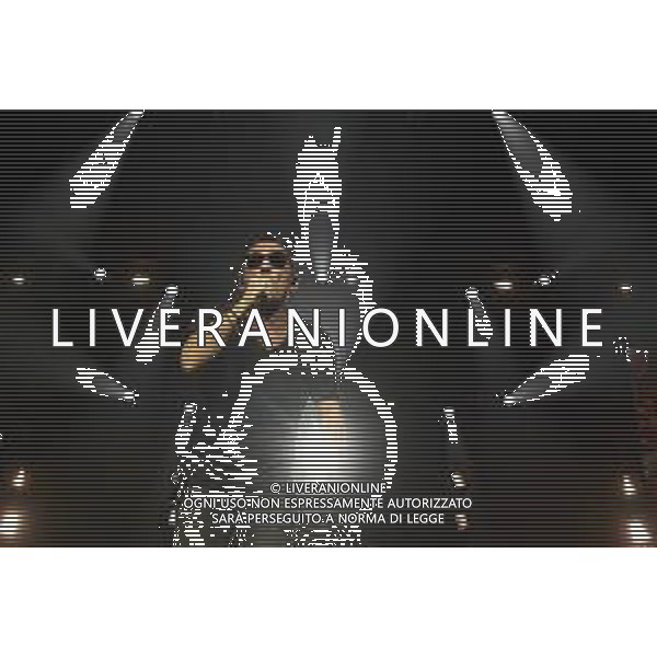 Roma 23 Novembre 2025 I Moda’ dal vivo al Palazzo dello Sport di Roma durante il loro ‘La notte dei Romantici Tour 2025’ Nella Foto: Francesco ‘Kekko’ Silvestre Foto Credit: Andrea Bracaglia- AGENZIA ALDO LIVERANI SAS