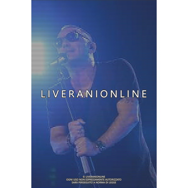 Roma 23 Novembre 2025 I Moda’ dal vivo al Palazzo dello Sport di Roma durante il loro ‘La notte dei Romantici Tour 2025’ Nella Foto: Francesco ‘Kekko’ Silvestre Foto Credit: Andrea Bracaglia- AGENZIA ALDO LIVERANI SAS