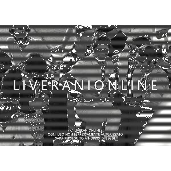 NEG-MONZA 06-09-1970 GRAN PREMIO D\'ITALIA F1 NELLA FOTO GIACOMO AGOSTINI AG ALDO LIVERANI SAS