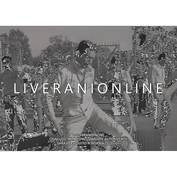 NEG-MONZA 06-09-1970 GRAN PREMIO D\'ITALIA F1 NELLA FOTO JACKY ICKX AG ALDO LIVERANI SAS