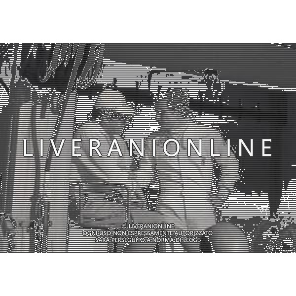 NEG-MONZA 06-09-1970 GRAN PREMIO D\'ITALIA F1 NELLA FOTO IGNAZIO GIUNTI CON MAURO FORGHIERI AG ALDO LIVERANI SAS