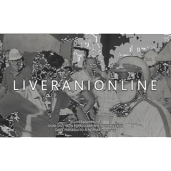 NEG-MONZA 06-09-1970 GRAN PREMIO D\'ITALIA F1 NELLA FOTO GIACOMO AGOSTINI CON CLAY REGAZZONI AG ALDO LIVERANI SAS