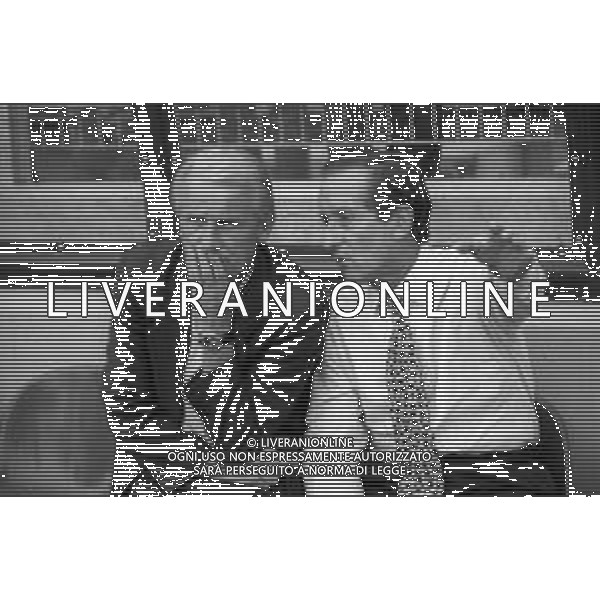 NEG- RETROSPETTIVA GIOVANNI TRAPATTONI ALLENATORE NELLA FOTO GIOVANNI TRAPATTONI JUVENTUS CALCIO NELL’ANNO 1992-1993 IN PANCHINA CON NELLO GOVERNATO AG ALDO LIVERANI SAS