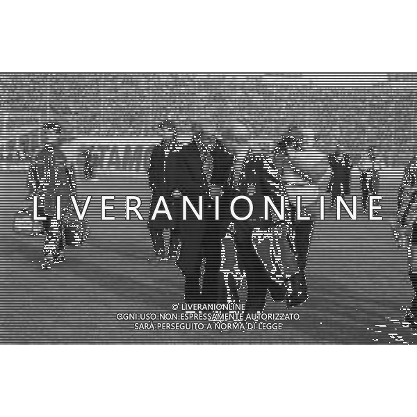 NEG- RETROSPETTIVA GIOVANNI TRAPATTONI ALLENATORE NELLA FOTO GIOVANNI TRAPATTONI JUVENTUS CALCIO NELL’ANNO 1992-1993 CON MARCELLO LIPPI (ATALANTA) AG ALDO LIVERANI SAS