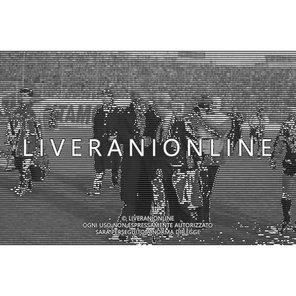 NEG- RETROSPETTIVA GIOVANNI TRAPATTONI ALLENATORE NELLA FOTO GIOVANNI TRAPATTONI JUVENTUS CALCIO NELL’ANNO 1992-1993 CON MARCELLO LIPPI (ATALANTA) AG ALDO LIVERANI SAS