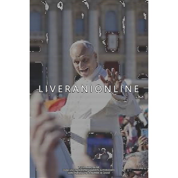 Giubileo delle corali Nella Papa Leone XIV saluta i fedeli Roma 23 11 2025 Piazza San Pietro Foto Francesco Casadei / Agenzia Aldo Liverani sas