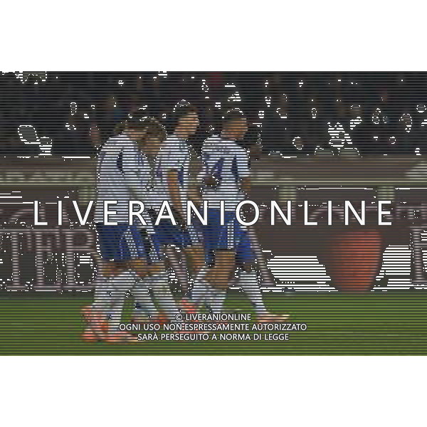 TVMV-Torino 24.11.2025 Stadio Grande Torino @Manuela Viganti/Ag. Aldo Liverani sas Torino vs Como Campionato Calcio Serie A Enilive 2025/2026 12a giornata Nella foto: esultanza como dopo il gol di jarden addai ©TVMV Viganti - AGENZIA ALDO LIVERANI SAS