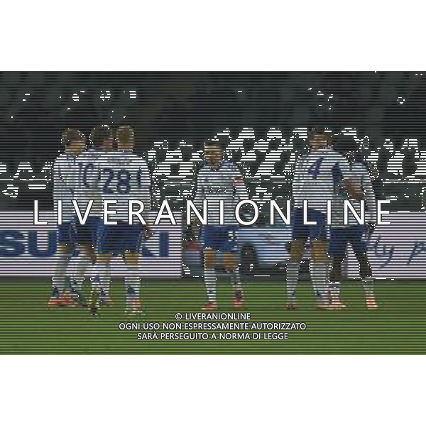 TVMV-Torino 24.11.2025 Stadio Grande Torino @Manuela Viganti/Ag. Aldo Liverani sas Torino vs Como Campionato Calcio Serie A Enilive 2025/2026 12a giornata Nella foto: esultanza como dopo il gol di jarden addai