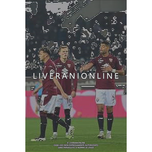 TVMV-Torino 24.11.2025 Stadio Grande Torino @Manuela Viganti/Ag. Aldo Liverani sas Torino vs Como Campionato Calcio Serie A Enilive 2025/2026 12a giornata Nella foto: Kristian Asllani contrariato per non aver potuto battere il calcio di rigore