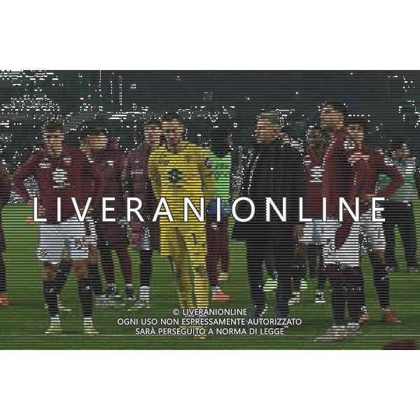 TVMV-Torino 24.11.2025 Stadio Grande Torino @Manuela Viganti/Ag. Aldo Liverani sas Torino vs Como Campionato Calcio Serie A Enilive 2025/2026 12a giornata Nella foto: marco baroni con i giocatori del torino fischiati a fine gara sotto la curva ©TVMV Viganti - AGENZIA ALDO LIVERANI SAS