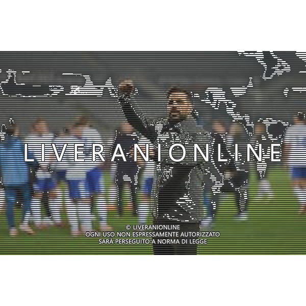 TVMV-Torino 24.11.2025 Stadio Grande Torino @Manuela Viganti/Ag. Aldo Liverani sas Torino vs Como Campionato Calcio Serie A Enilive 2025/2026 12a giornata Nella foto: cesc fabregas esulta a fine gara ©TVMV Viganti - AGENZIA ALDO LIVERANI SAS