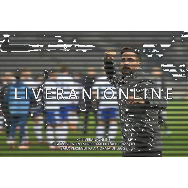 TVMV-Torino 24.11.2025 Stadio Grande Torino @Manuela Viganti/Ag. Aldo Liverani sas Torino vs Como Campionato Calcio Serie A Enilive 2025/2026 12a giornata Nella foto: cesc fabregas esulta a fine gara ©TVMV Viganti - AGENZIA ALDO LIVERANI SAS