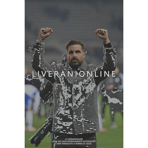 TVMV-Torino 24.11.2025 Stadio Grande Torino @Manuela Viganti/Ag. Aldo Liverani sas Torino vs Como Campionato Calcio Serie A Enilive 2025/2026 12a giornata Nella foto: cesc fabregas esulta a fine gara ©TVMV Viganti - AGENZIA ALDO LIVERANI SAS