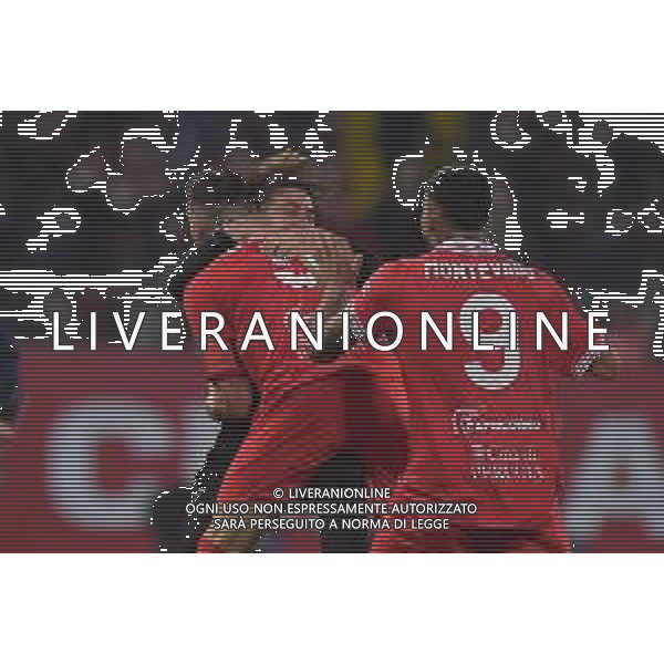 Perugia vs Vis Pesaro Campionato Serie C Sky Wifi - 15 Giornata Stadio Renato Curi - Perugia 24-11-2025 nella foto Esultanza Tedesco e Angella Foto di Federico Gaetano - ag.Aldo Liverani- AGENZIA ALDO LIVERANI SAS