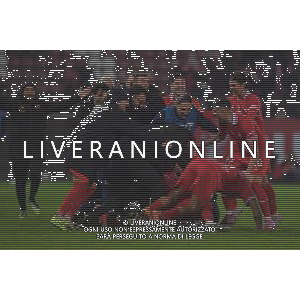 Perugia vs Vis Pesaro Campionato Serie C Sky Wifi - 15 Giornata Stadio Renato Curi - Perugia 24-11-2025 nella foto Esultanza Perugia Foto di Federico Gaetano - ag.Aldo Liverani- AGENZIA ALDO LIVERANI SAS