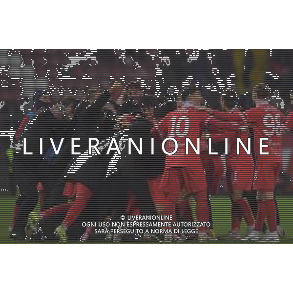 Perugia vs Vis Pesaro Campionato Serie C Sky Wifi - 15 Giornata Stadio Renato Curi - Perugia 24-11-2025 nella foto Esultanza Perugia Foto di Federico Gaetano - ag.Aldo Liverani- AGENZIA ALDO LIVERANI SAS