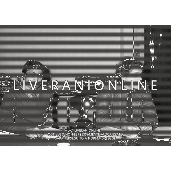 NEG-1982 MILANO CONVEGNO SULLA VICENDA DEL CALCIO SCOMMESSE DELL\'ANNO 1980 NELLA FOTO BRUNO GIORDANO E GUIDO MAGHERINI AG ALDO LIVERANI SAS