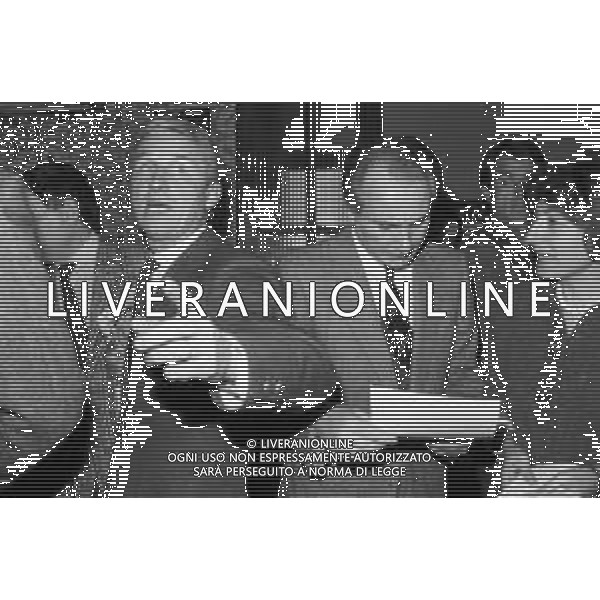 NEG- RETROSPETTIVA GIOVANNI TRAPATTONI ALLENATORE NELLA FOTO GIOVANNI TRAPATTONI CON AZEGLIO VICINI AG ALDO LIVERANI SAS