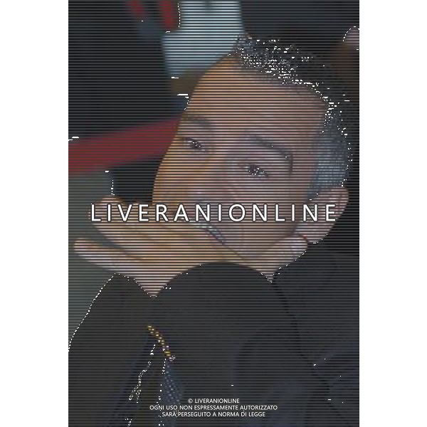 SANREMO 4-3-06 56mo FESTIVAL DELLA CANZONE ITALIANA CONSEGNA DI CONFERIMENTO DELL\'ORDINE AL MERITO DELLA REPUBBLICA ITALIANA NELLA FOTO: EROS RAMAZZOTTI (COMMENDATORE) PH: RECALCATI/AG. LIVERANI