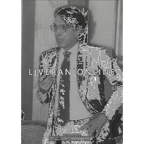 NEG-1995 MILANO IL PRESIDENTE DELL\'INTER MASSIMO MORATTI PRESIEDE UNA RIUNIONE CON GLI INTER CLUB A MILANO NELL\'ANNO 1995 AG ALDO LIVERANI SAS