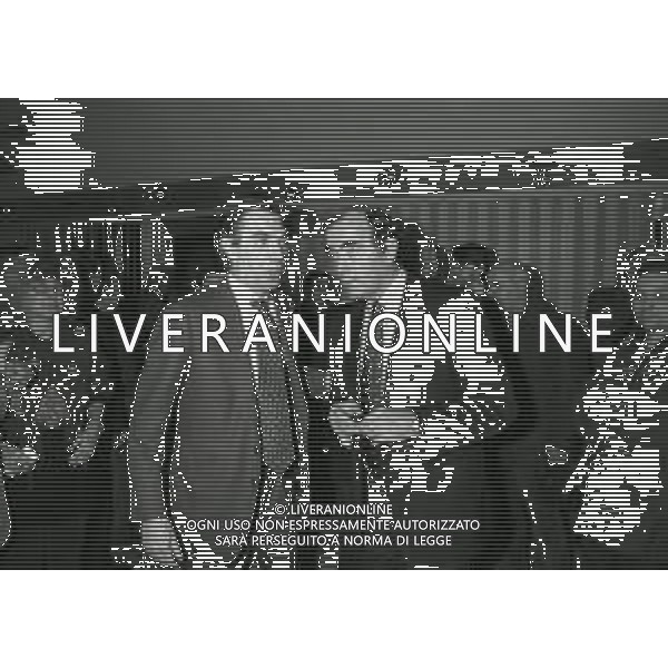 NEG- APPIANO GENTILE- IL PRESIDENTE DELL\'INTER MASSIMO MORATTI INTERVIENE AL NATALE DELLE GIOVANILI DELL\'INTER NELL\'ANNO 1995 NELLA FOTO MASSIMO MORATTI CON MARIO CORSO AG ALDO LIVERANI SAS