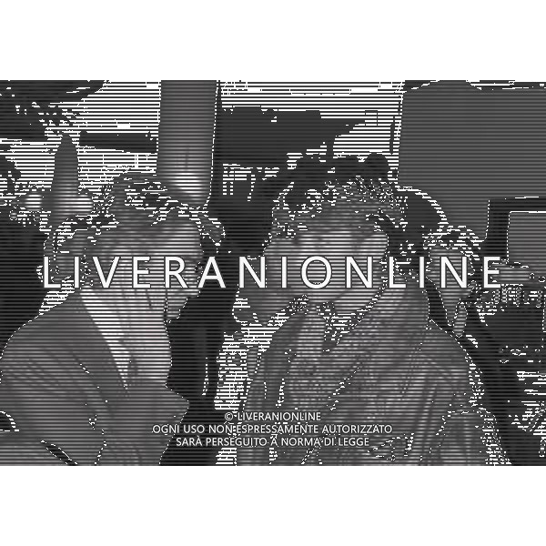 NEG- APPIANO GENTILE- IL PRESIDENTE DELL\'INTER MASSIMO MORATTI INTERVIENE AL NATALE DELLE GIOVANILI DELL\'INTER NELL\'ANNO 1995 NELLA FOTO MASSIMO MORATTI CON MASSIMO PAGANIN AG ALDO LIVERANI SAS