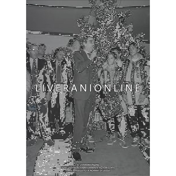 NEG- APPIANO GENTILE- IL PRESIDENTE DELL\'INTER MASSIMO MORATTI INTERVIENE AL NATALE DELLE GIOVANILI DELL\'INTER NELL\'ANNO 1995 AG ALDO LIVERANI SAS