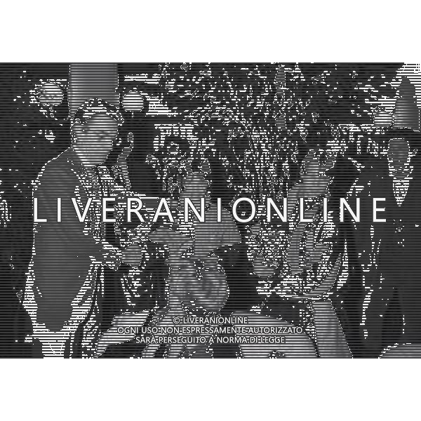 NEG- APPIANO GENTILE- IL PRESIDENTE DELL\'INTER MASSIMO MORATTI INTERVIENE AL NATALE DELLE GIOVANILI DELL\'INTER NELL\'ANNO 1995 AG ALDO LIVERANI SAS