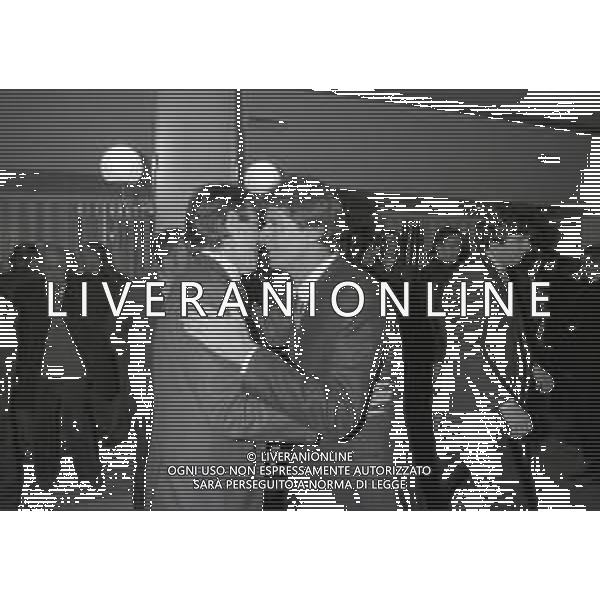 NEG- APPIANO GENTILE- IL PRESIDENTE DELL\'INTER MASSIMO MORATTI INTERVIENE AL NATALE DELLE GIOVANILI DELL\'INTER NELL\'ANNO 1995 NELLA FOTO MASSIMO MORATTI CON ANGELO DOMENGHINI AG ALDO LIVERANI SAS