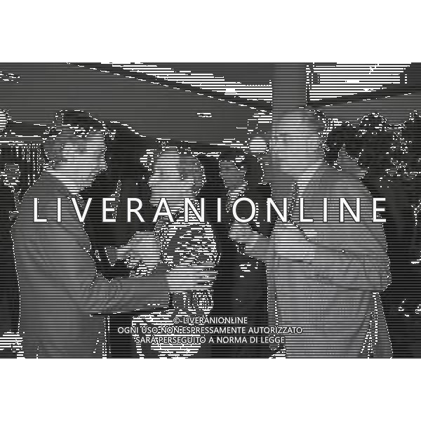 NEG- APPIANO GENTILE- IL PRESIDENTE DELL\'INTER MASSIMO MORATTI INTERVIENE AL NATALE DELLE GIOVANILI DELL\'INTER NELL\'ANNO 1995 AG ALDO LIVERANI SAS