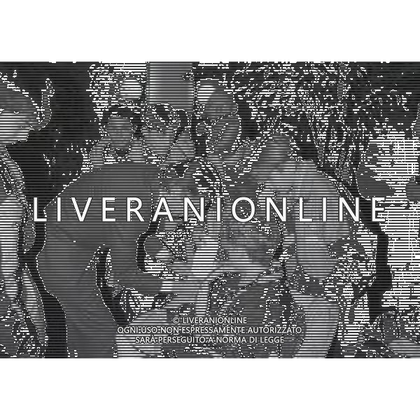 NEG- APPIANO GENTILE- IL PRESIDENTE DELL\'INTER MASSIMO MORATTI INTERVIENE AL NATALE DELLE GIOVANILI DELL\'INTER NELL\'ANNO 1995 AG ALDO LIVERANI SAS