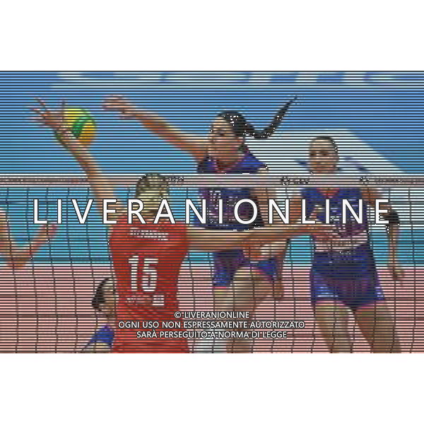 TVRG Milano vs Olympiacos nella foto Benedetta Sartori (Vero Volley Milano) Monza 26-11-2025 Opiquad Arena Numia Vero Volley Milano vs Olympiacos Pireo CEV Champions League - Pool C 1a giornata foto Roberto Garavaglia/Agenzia Aldo Liverani sas