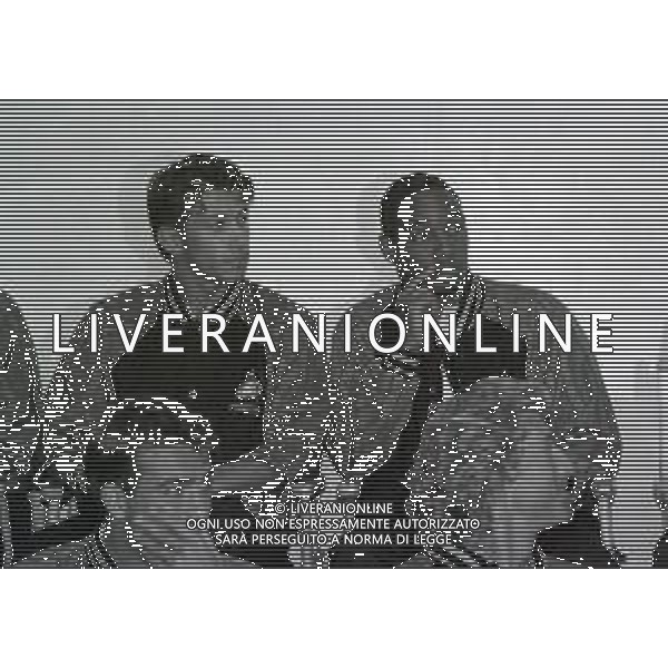 NEG--1995-1996 MILANO RADUNO INTER ALL\'HARBOUR CLUB NELLA FOTO MASSIMO PAGANIN E PAUL INCE AG ALDO LIVERNI SAS