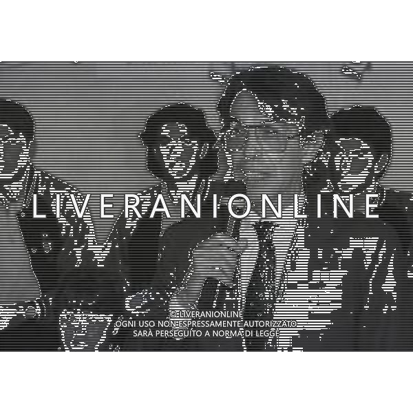 NEG--1995-1996 MILANO RADUNO INTER ALL\'HARBOUR CLUB NELLA FOTO MASSIMO MORATTI AG ALDO LIVERNI SAS