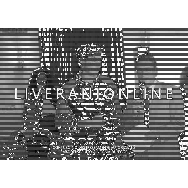 NEG--1995-1996 MILANO RADUNO INTER ALL\'HARBOUR CLUB NELLA FOTO NICOLA BERTI E SANDRO SABATINI AG ALDO LIVERNI SAS