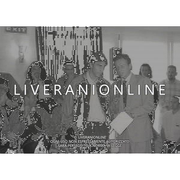 NEG--1995-1996 MILANO RADUNO INTER ALL\'HARBOUR CLUB NELLA FOTO SANDRO SABATINI E SEBASTIAN RAMBERT AG ALDO LIVERNI SAS