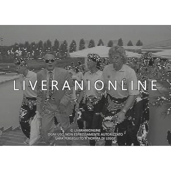 NEG--1995-1996 MILANO RADUNO INTER ALL\'HARBOUR CLUB NELLA FOTO ANDREA SENO E SALVATORE FRESI AG ALDO LIVERNI SAS